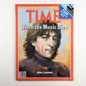 1980 TIME magazine John Lennon when the music died